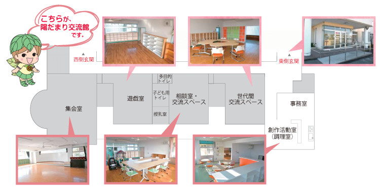 こちらが陽だまり交流館です！