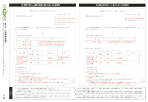 農業委員会への届出（記入例）